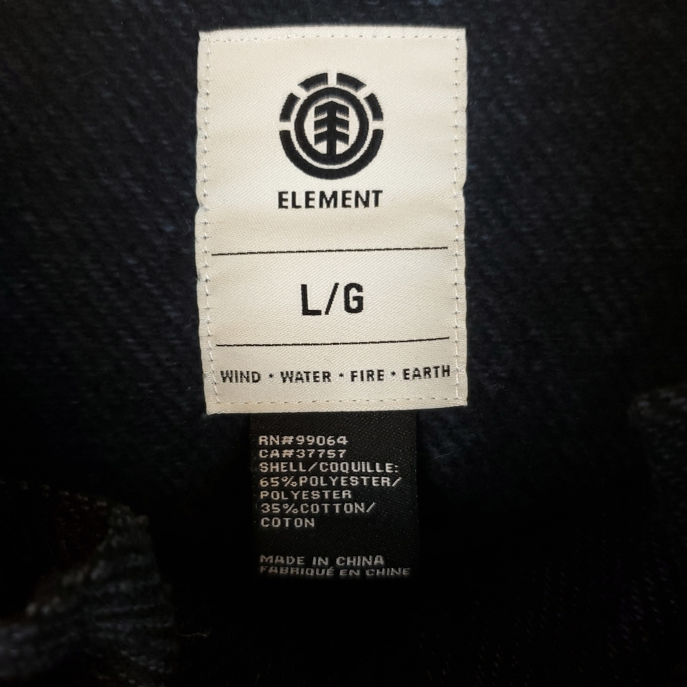 Element Radcliff Eclipse Navy Heather Full Zip Fleece Hoodie - Picture 3 of 6